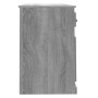 Escritorio y cajón madera contrachapada gris Sonoma 115x50x75cm en Oficina | Comprar online en Foru.es