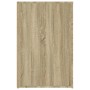 Escritorio madera contrachapada color roble Sonoma 100x49x75 cm en Oficina | Comprar online en Foru.es