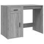Escritorio de madera contrachapada gris Sonoma 100x49x75 cm en Oficina | Comprar online en Foru.es