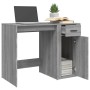 Escritorio de madera contrachapada gris Sonoma 100x49x75 cm en Oficina | Comprar online en Foru.es