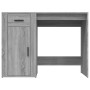 Escritorio de madera contrachapada gris Sonoma 100x49x75 cm en Oficina | Comprar online en Foru.es