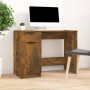 Escritorio madera contrachapada roble ahumado 100x50x75 cm en Oficina | Comprar online en Foru.es