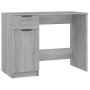 Escritorio de madera contrachapada gris Sonoma 100x50x75 cm en Oficina | Comprar online en Foru.es