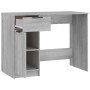 Escritorio de madera contrachapada gris Sonoma 100x50x75 cm en Oficina | Comprar online en Foru.es