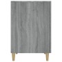 Escritorio de madera contrachapada gris Sonoma 140x50x75 cm en Oficina | Comprar online en Foru.es