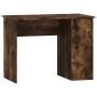 Escritorio de madera contrachapada roble ahumado 100x55x75 cm en Oficina | Comprar online en Foru.es