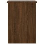 Escritorio de madera contrachapada marrón roble 100x55x75 cm en Oficina | Comprar online en Foru.es