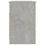 Escritorio con cajones contrachapada gris hormigón 102x50x76 cm en Oficina | Comprar online en Foru.es