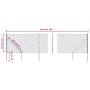Cerca de alambre con pinchos de anclaje gris antracita 1x25 m de vidaXL, Paneles de vallas - Ref: Foro24-153977, Precio: 211,...