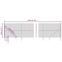Cerca de alambre con pinchos de anclaje plateado 1,6x10 m de vidaXL, Paneles de vallas - Ref: Foro24-154020, Precio: 112,78 €...