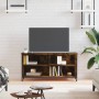 Mueble para TV madera contrachapada roble ahumado 100x40x50 cm de vidaXL, Muebles TV - Ref: Foro24-832775, Precio: 60,39 €, D...