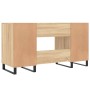 Escritorio madera de ingeniería roble Sonoma 140x50x75 cm en Oficina | Comprar online en Foru.es