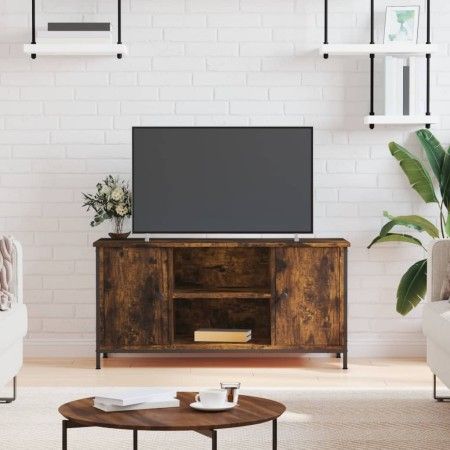 Mueble para TV madera contrachapada roble ahumado 100x40x50 cm de vidaXL, Muebles TV - Ref: Foro24-832765, Precio: 68,11 €, D...