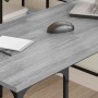 Escritorio madera de ingeniería gris Sonoma 139x139x75 cm en Oficina | Comprar online en Foru.es