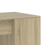 Escritorio de madera de ingeniería roble Sonoma 102x50x75 cm en Oficina | Comprar online en Foru.es