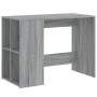 Escritorio de madera de ingeniería gris Sonoma 102x50x75 cm en Oficina | Comprar online en Foru.es