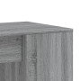Escritorio de madera de ingeniería gris Sonoma 102x50x75 cm en Oficina | Comprar online en Foru.es