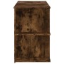 Escritorio madera de ingeniería roble ahumado 140x50x75 cm en Oficina | Comprar online en Foru.es