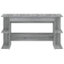 Escritorio madera de ingeniería gris Sonoma 140x50x75 cm en Oficina | Comprar online en Foru.es