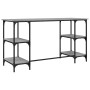 Escritorio metal madera de ingeniería gris Sonoma 140x50x75 cm en Oficina | Comprar online en Foru.es