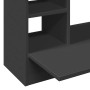 Escritorio de pared madera de ingeniería negro 105x48x75 cm en Oficina | Comprar online en Foru.es