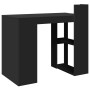 Escritorio de madera de ingeniería negro 103,5x56,5x94 cm en Oficina | Comprar online en Foru.es