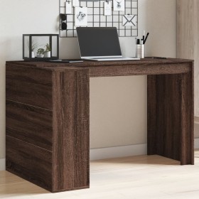Escritorio madera de ingeniería marrón roble 123,5x73,5x75 cm en Oficina | Comprar online en Foru.es