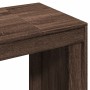 Escritorio madera de ingeniería marrón roble 123,5x73,5x75 cm en Oficina | Comprar online en Foru.es