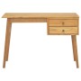 Escritorio con 2 cajones madera maciza de teca 110x52x75 cm de vidaXL, Escritorios - Ref: Foro24-340738, Precio: 242,85 €, De...