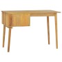 Escritorio con 2 cajones madera maciza de teca 110x52x75 cm de vidaXL, Escritorios - Ref: Foro24-340738, Precio: 242,85 €, De...