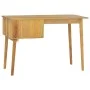 Escritorio con 2 cajones madera maciza de teca 110x52x75 cm de vidaXL, Escritorios - Ref: Foro24-340738, Precio: 238,09 €, De...