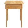 Escritorio con 2 cajones madera maciza de teca 110x52x75 cm de vidaXL, Escritorios - Ref: Foro24-340738, Precio: 242,85 €, De...