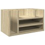 Organizador escritorio madera color roble Sonoma 44,5x24x25 cm en Oficina | Comprar online en Foru.es