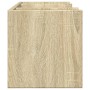 Organizador escritorio madera color roble Sonoma 44,5x24x25 cm en Oficina | Comprar online en Foru.es
