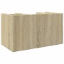 Organizador escritorio madera color roble Sonoma 44,5x24x25 cm en Oficina | Comprar online en Foru.es