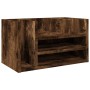 Organizador escritorio madera roble ahumado 44,5x24x25 cm en Oficina | Comprar online en Foru.es