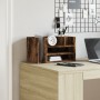 Organizador escritorio madera roble ahumado 44,5x24x25 cm en Oficina | Comprar online en Foru.es