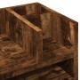Organizador escritorio madera roble ahumado 44,5x24x25 cm en Oficina | Comprar online en Foru.es