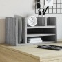Organizador escritorio madera ingeniería gris 44,5x24x25 cm en Oficina | Comprar online en Foru.es