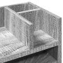 Organizador escritorio madera ingeniería gris 44,5x24x25 cm en Oficina | Comprar online en Foru.es