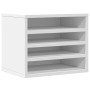 Organizador escritorio madera ingeniería blanco 36x26x29,5 cm en Oficina | Comprar online en Foru.es