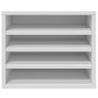 Organizador escritorio madera ingeniería blanco 36x26x29,5 cm en Oficina | Comprar online en Foru.es