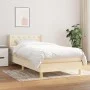 Box spring bed with cream fabric mattress 80x200 cm by vidaXL, Beds and slatted bases - Ref: Foro24-3130470, Price: 295,62 €,...