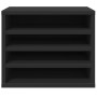 Organizador escritorio madera ingeniería negro 36x26x29,5 cm en Oficina | Comprar online en Foru.es