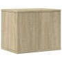 Organizador escritorio madera color roble Sonoma 36x26x29,5 cm en Oficina | Comprar online en Foru.es