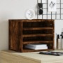 Organizador de escritorio madera roble ahumado 36x26x29,5 cm en Oficina | Comprar online en Foru.es