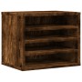 Organizador de escritorio madera roble ahumado 36x26x29,5 cm en Oficina | Comprar online en Foru.es