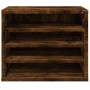 Organizador de escritorio madera roble ahumado 36x26x29,5 cm en Oficina | Comprar online en Foru.es