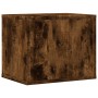 Organizador de escritorio madera roble ahumado 36x26x29,5 cm en Oficina | Comprar online en Foru.es