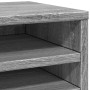 Organizador escritorio madera ingeniería gris 36x26x29,5 cm en Oficina | Comprar online en Foru.es